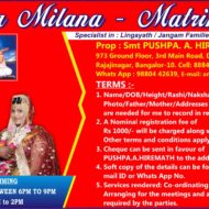 Marriage Bureaus Lingayith / Veerashaiva